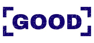 Grunge iyi damga mühür köşeler arasında dokulu