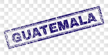 Çizik Guatemala dikdörtgen damgası