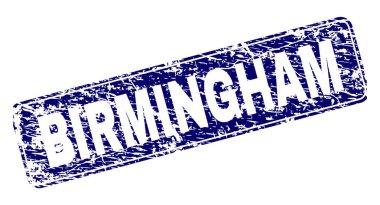 Yuvarlatılmış dikdörtgen damga çizilmiş Birmingham çerçeveli