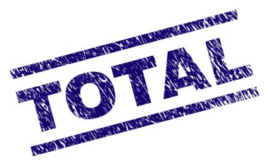Dokulu toplam damga mühür çizik
