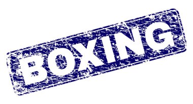 Yuvarlatılmış dikdörtgen damga grunge boks çerçeveli