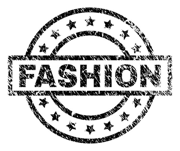 Исцарапанная фактурная печать ФАШИОН
