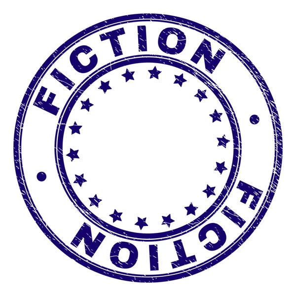 Grunge texturált Fiction kerek pecsét pecsét — Stock Vector