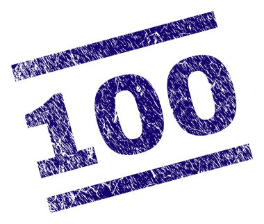 Dokulu 100 damga mühür çizik