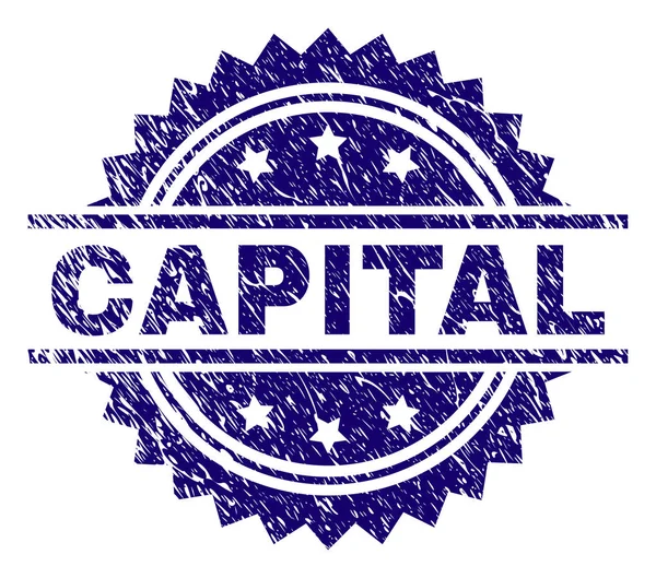 Grunge texturou kapitálu destička — Stockový vektor