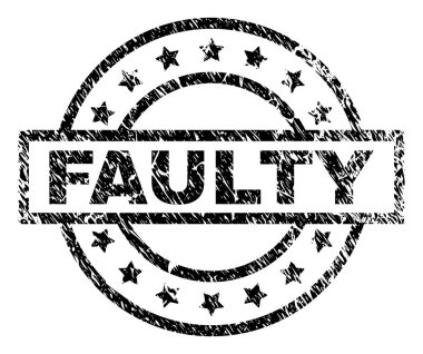 Grunge hatalı damga mühür dokulu