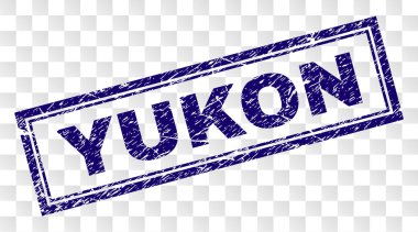 Grunge Yukon dikdörtgen damgası