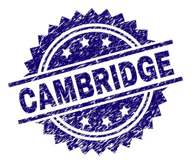 Grunge Cambridge damga mühür dokulu