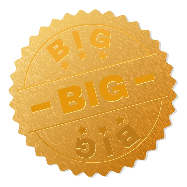 Złota Nagroda duży znaczek — Wektor stockowy