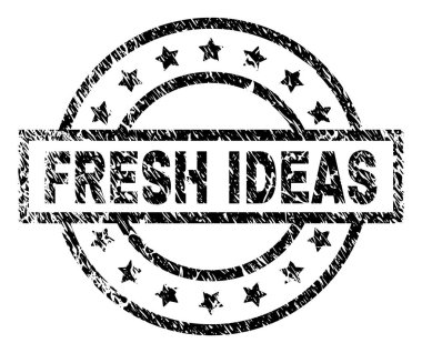 Grunge taze fikirler damga mühür dokulu