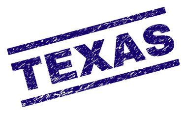 Grunge Texas damga mühür dokulu