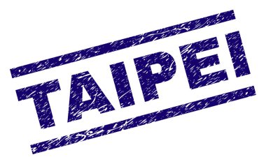 Grunge Taipei damga mühür dokulu