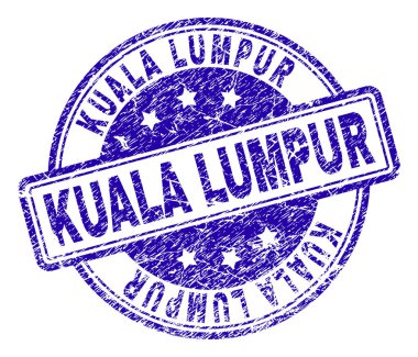 Grunge Kuala Lumpur damga mühür dokulu