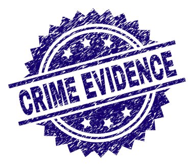 Grunge Suç delilleri damga mühür dokulu