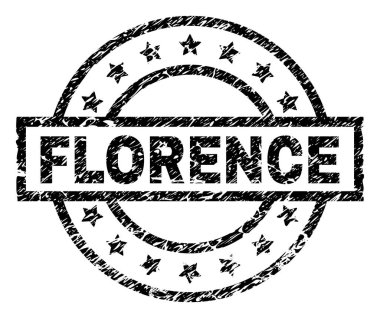 Dokulu Floransa damga mühür çizik