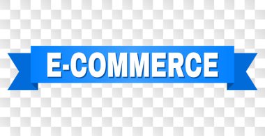 E-ticaret açıklamalı mavi şerit