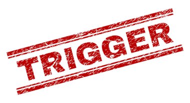 Grunge tetikleyici damga mühür dokulu