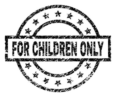 Grunge çocuklar için sadece damga mühür dokulu.