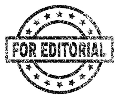 Editoryal damga mühür için dokulu grunge