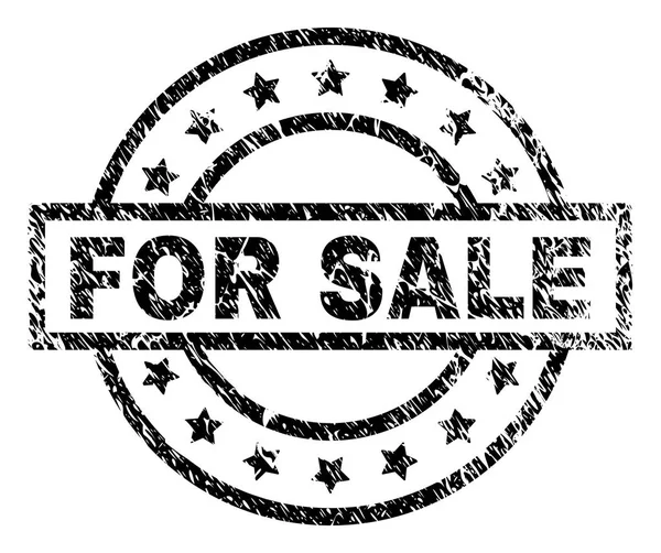 Grunge texturizado para venda selo —  Vetores de Stock