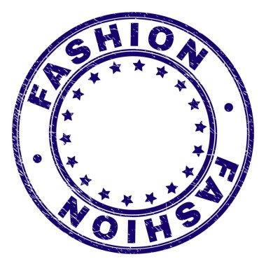 Damga mühür yuvarlak çizik dokulu moda