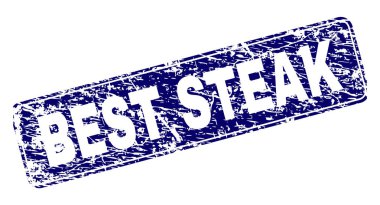 Yuvarlatılmış dikdörtgen damga çizilmiş en iyi biftek çerçeveli