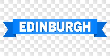 Mavi kurdele ile Edinburgh metin