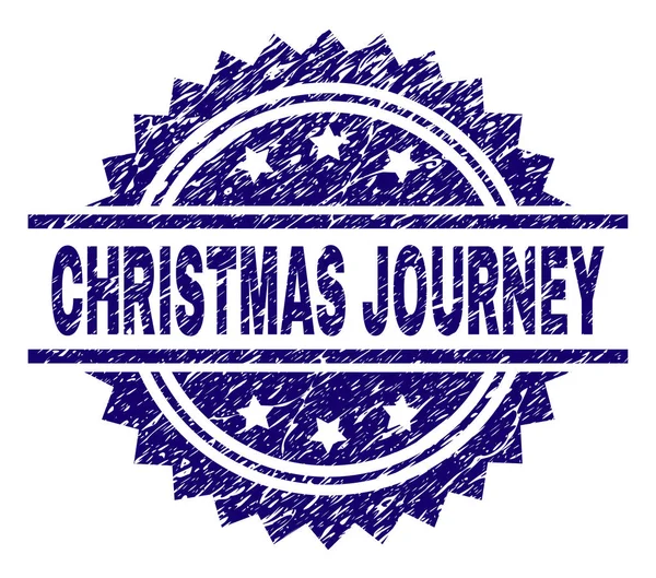 Печать CHRISTMAS JOURNEY — стоковый вектор