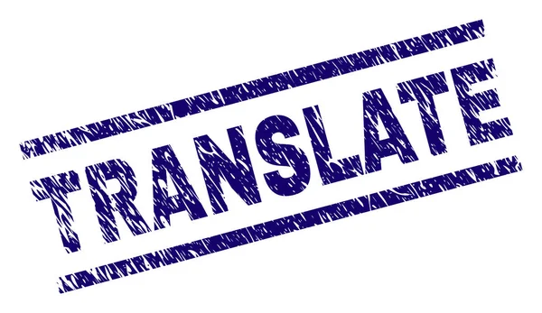 Грандж текстурований TRANSLATE штамп ущільнення — стоковий вектор