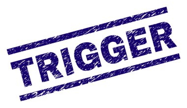 Grunge tetikleyici damga mühür dokulu