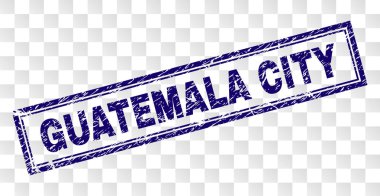 Çizik Guatemala City dikdörtgen damgası