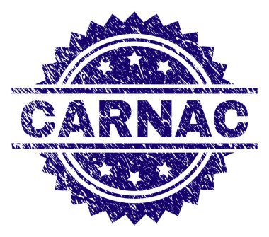 Grunge Carnac damga mühür dokulu