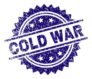 Dokulu soğuk savaş damga mühür çizik