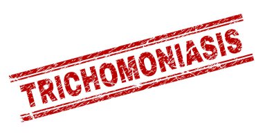 Grunge Trichomoniasis damga mühür dokulu