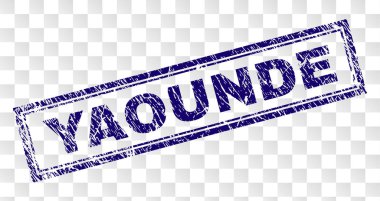 Çizik Yaounde dikdörtgen damgası