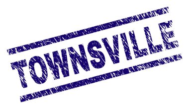 Grunge Townsville damga mühür dokulu