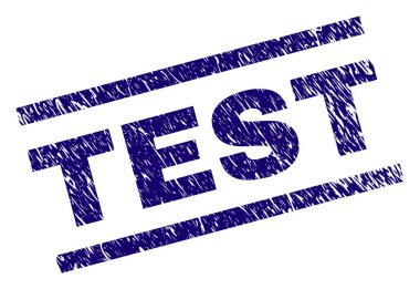 Grunge Test damga mühür dokulu