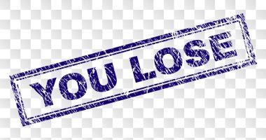 Çizik dikdörtgen damga kaybetmek