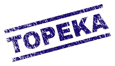 Dokulu Topeka damga mühür çizik