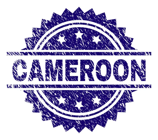 Grunge Kamerun damga mühür dokulu