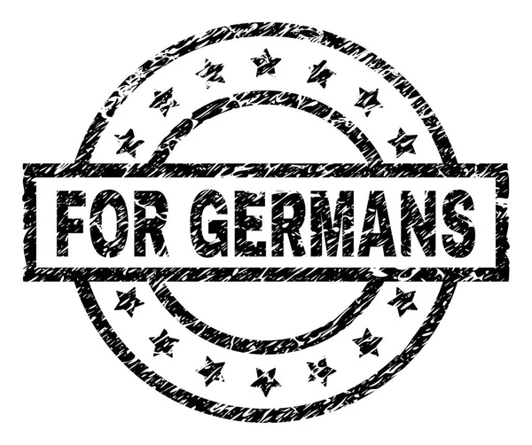 Подряпана текстура для герметизації штифта GERMANS — стоковий вектор