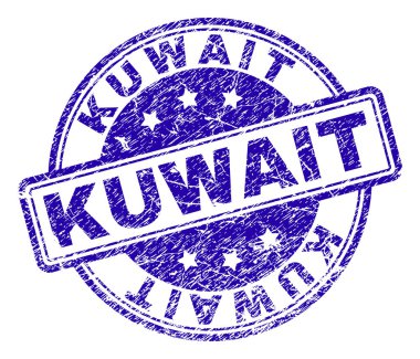 Dokulu Kuveyt damga mühür çizik