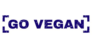 Dokulu git Vegan damga mühür köşeler arasında çizik