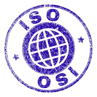 Dokulu ISO damga mühür çizik