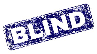 Yuvarlatılmış dikdörtgen damga grunge kör çerçeveli