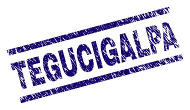 Dokulu Tegucigalpa damga mühür çizik