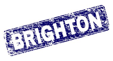 Yuvarlatılmış dikdörtgen damga çizilmiş Brighton çerçeveli