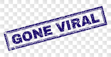 Çizik yok Viral dikdörtgen damgası