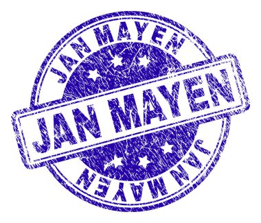 Dokulu Jan Mayen damga mühür çizik