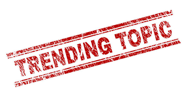 Царапнутая текстурированная печать на марке
